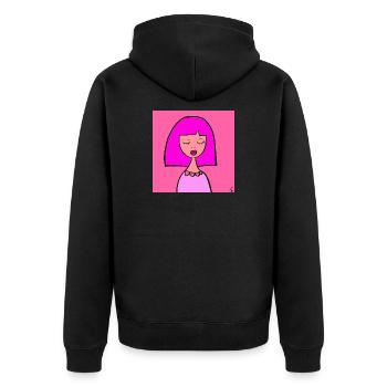 Bez_nazwy_185_202604302319_51705 - Veste à capuche bio Premium Unisexe - noir - Dos - Nico (187cm)