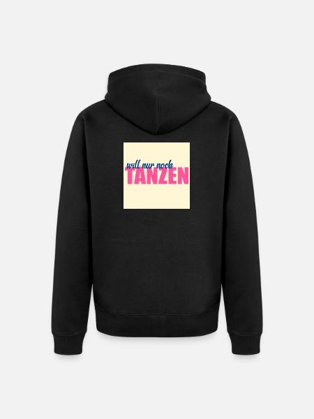 Leidenschaft Tanzen - Unisex Premium Bio Zip Hoodie - Schwarz