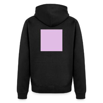 Modèle de texture Roas d’arrière-plan Personnaliser - Veste à capuche bio Premium Unisexe - noir - Dos - Nico (187cm)