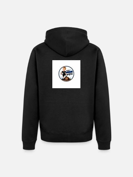 Kleiner Murmel Große Träume - Unisex Premium Bio Zip Hoodie - Schwarz
