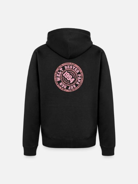 Father 1994 - Unisex Premium Organic Zip Hoodie - black