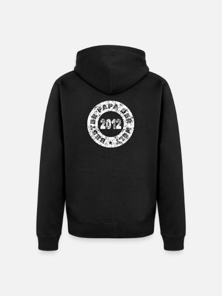 Father's Day 2012 - Unisex Premium Organic Zip Hoodie - black