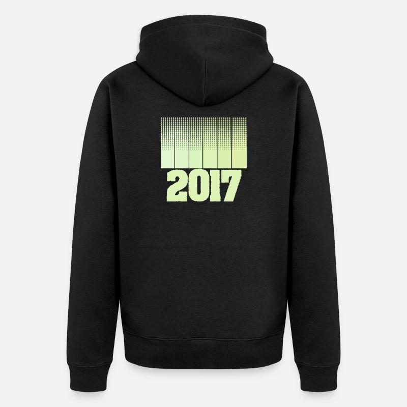 2017 - Veste à capuche bio Premium Unisexe - noir