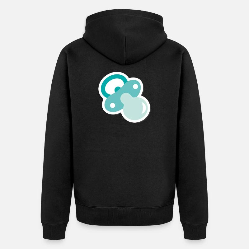 Sucette - Veste à capuche bio Premium Unisexe - noir