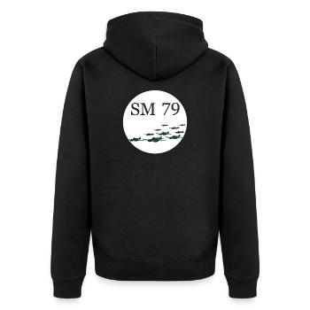 Damned Hunchback ANR - Unisex Premium Organic Zip Hoodie - black - Back - Nico (187cm)