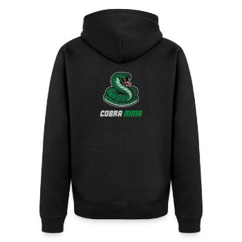 Cobra MMA Gym BJJ - Veste à capuche bio Premium Unisexe - noir - Dos - Nico (187cm)