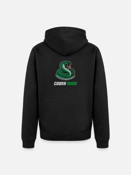 Cobra MMA Gym BJJ - Unisex Premium Organic Zip Hoodie - black