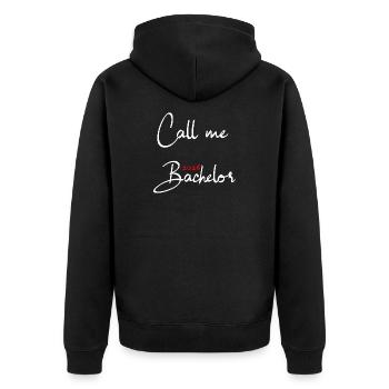 Bachelor 2026 Graduation Graduation - Unisex Premium Organic Zip Hoodie - black - Back - Nico (187cm)