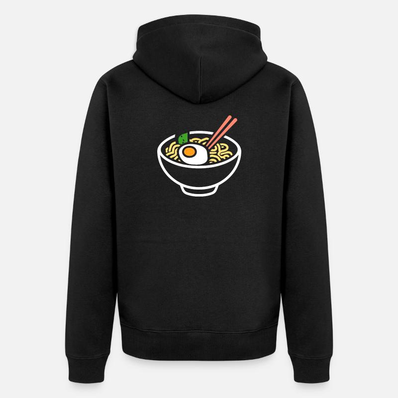 Ramen - Veste à capuche bio Premium Unisexe - noir