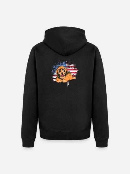 Havaneser - Unisex Premium Bio Zip Hoodie - Schwarz