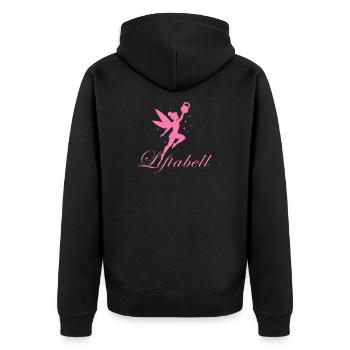 Liftabell Chemise de sport - Veste à capuche bio Premium Unisexe - noir - Dos - Nico (187cm)