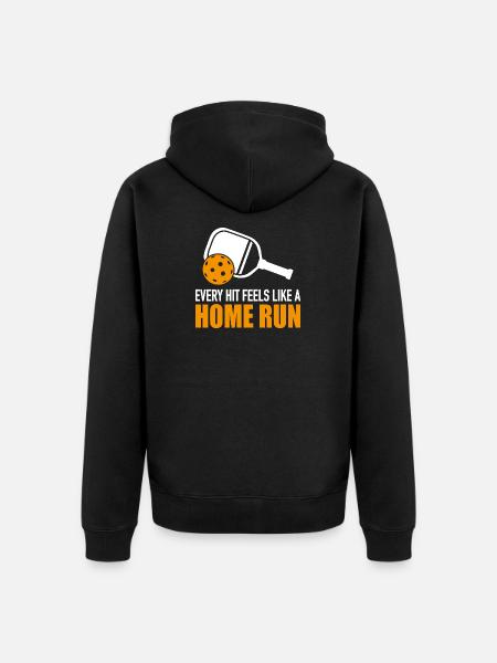 Pickleball Gift - Unisex Premium Organic Zip Hoodie - black