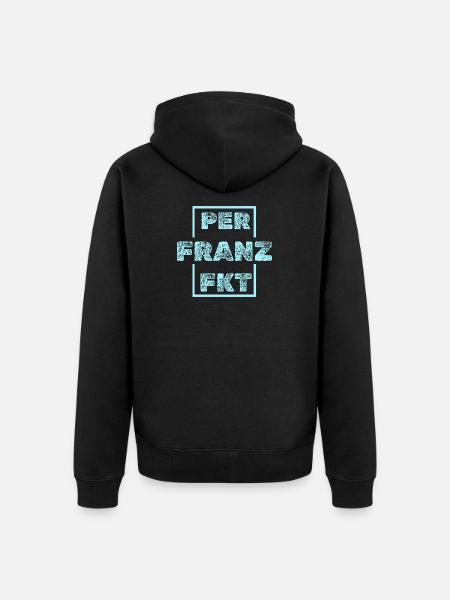 Franz Franz - Unisex Premium Bio Zip Hoodie - Schwarz