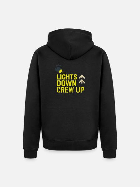Theatertechnik-crew Bühnentechniker Ton - Unisex Premium Bio Zip Hoodie - Schwarz