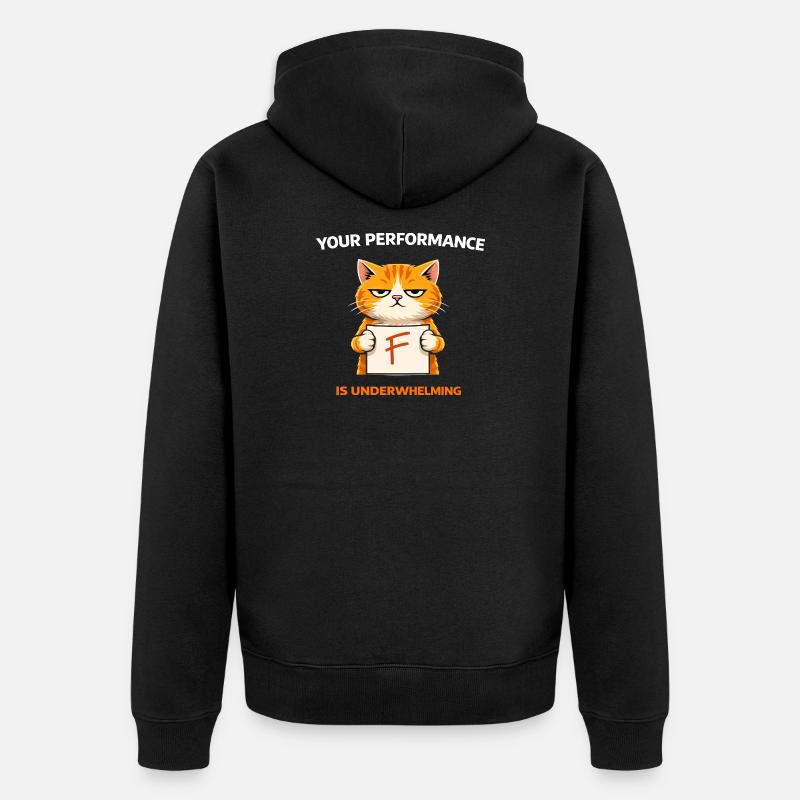 Performance décevante de Cat - Veste à capuche bio Premium Unisexe - noir