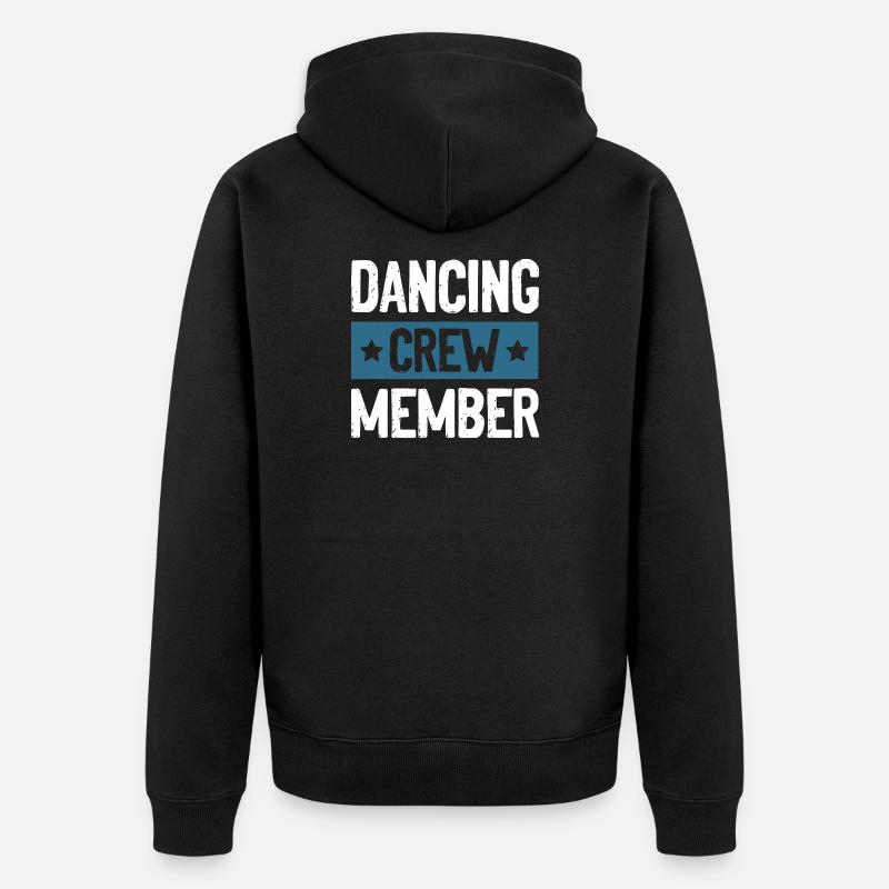 Équipe de danse - Veste à capuche bio Premium Unisexe - noir
