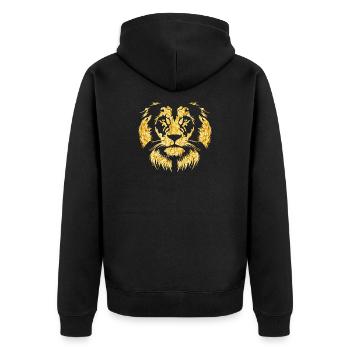 Lion d'or - Veste à capuche bio Premium Unisexe - noir - Dos - Nico (187cm)