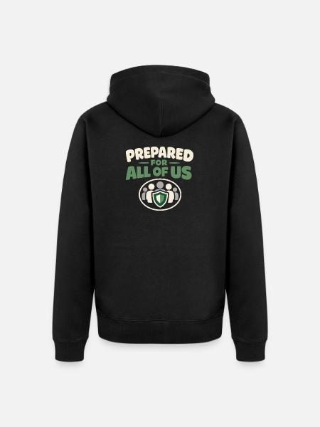 Family Provision Emergency Planner Prepper - Unisex Premium Organic Zip Hoodie - black