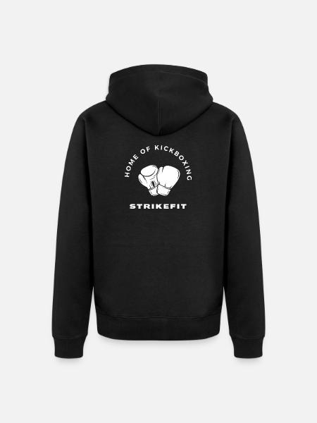 Foyer du kickboxing - Veste à capuche bio Premium Unisexe - noir