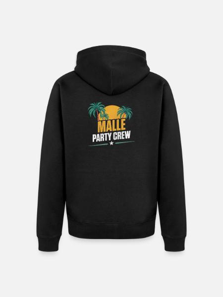 Malle 2026 Summer - Unisex Premium Organic Zip Hoodie - black