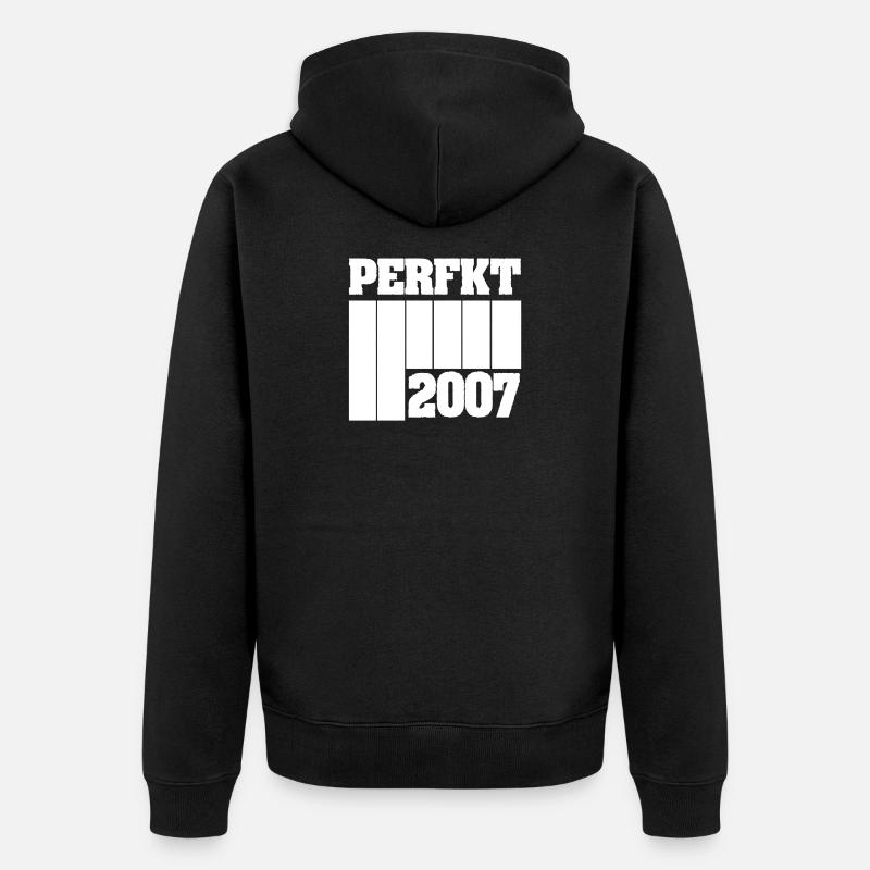 2007 - Veste à capuche bio Premium Unisexe - noir