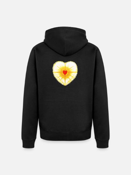 SonnenHerz - Sonja Ariel von Staden - Unisex Premium Organic Zip Hoodie - black