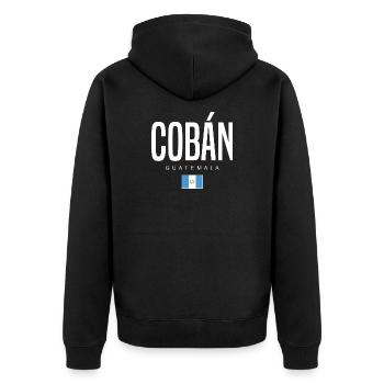 Cobán Guatemala Guatemalteken - Veste à capuche bio Premium Unisexe - noir - Dos - Nico (187cm)