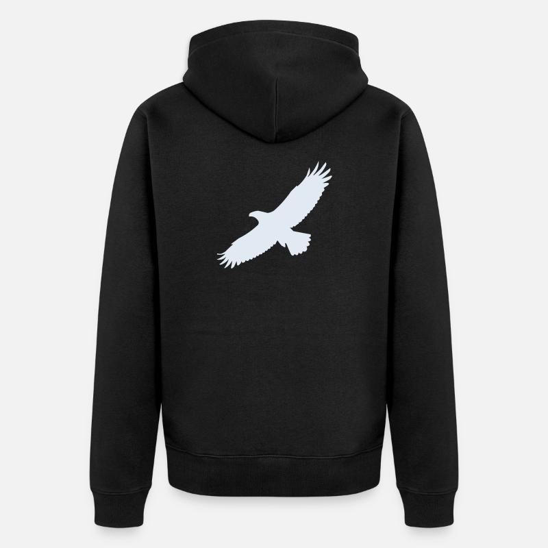 Aigle - Veste à capuche bio Premium Unisexe - noir