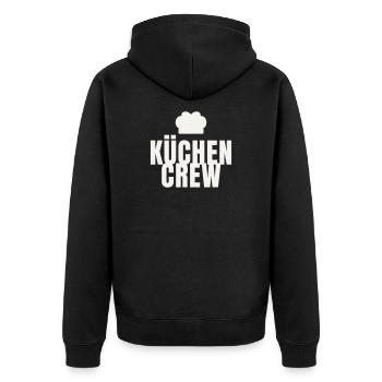 Équipe de cuisine Chef Gastro Restaurant Chapeau de chef - Veste à capuche bio Premium Unisexe - noir - Dos - Nico (187cm)