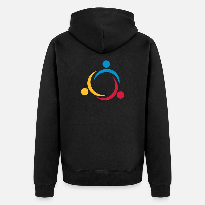 6061912 120363571 diversity2 - Veste à capuche bio Premium Unisexe - noir