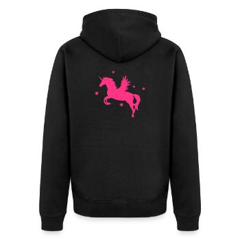 2541614 128509571 pegasus - Veste à capuche bio Premium Unisexe - noir - Dos - Nico (187cm)