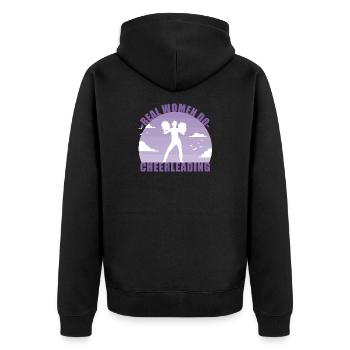 Cheerleading Cheerleader Girl Pompons Gift - Veste à capuche bio Premium Unisexe - noir - Dos - Nico (187cm)