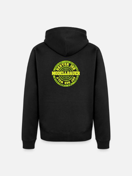 Gift for model builder - Unisex Premium Organic Zip Hoodie - black