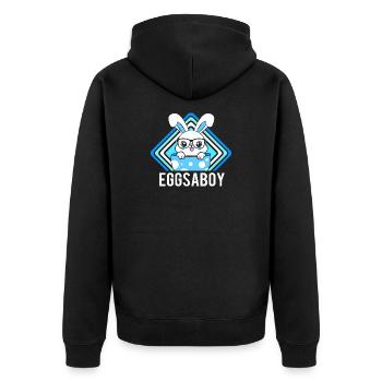 Gender Reveal Pâques Future maman - Veste à capuche bio Premium Unisexe - noir - Dos - Nico (187cm)