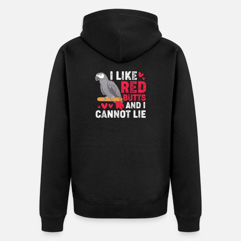Parrot Grey - Ekologisk premiumluvjack unisex - svart