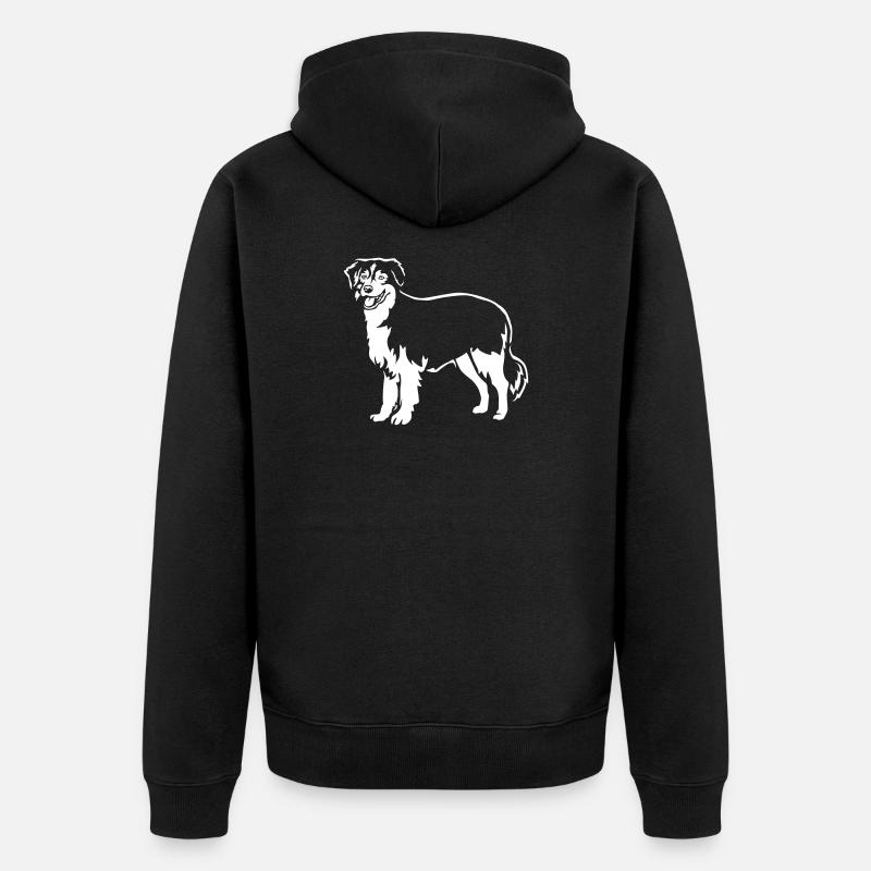 Berger australien « Black Edition » - Veste à capuche bio Premium Unisexe - noir