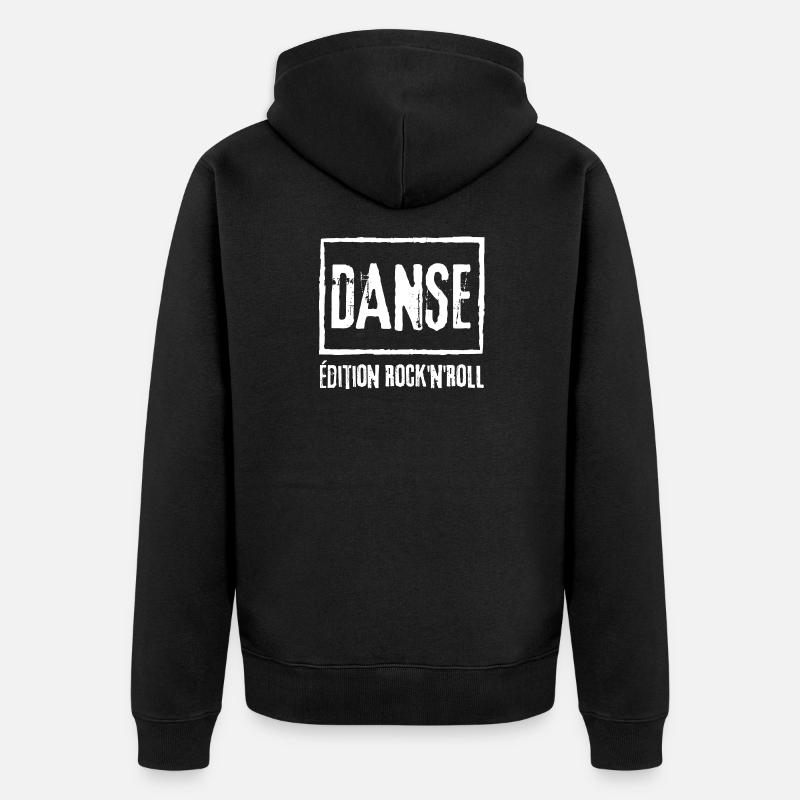DANSE Edition Rock - Veste à capuche bio Premium Unisexe - noir