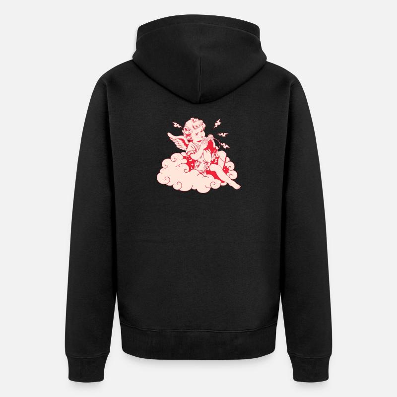 Angry Gaming Cherub – Lag Lightning - Veste à capuche bio Premium Unisexe - noir