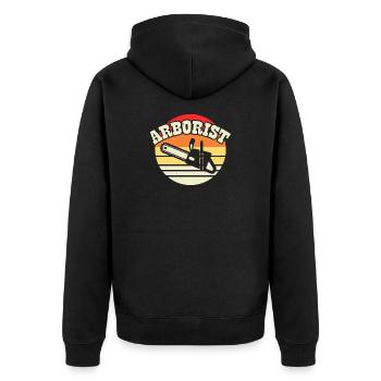 Ébéniste Ébéniste Cadeau Menuisier - Veste à capuche bio Premium Unisexe - noir - Dos - Nico (187cm)