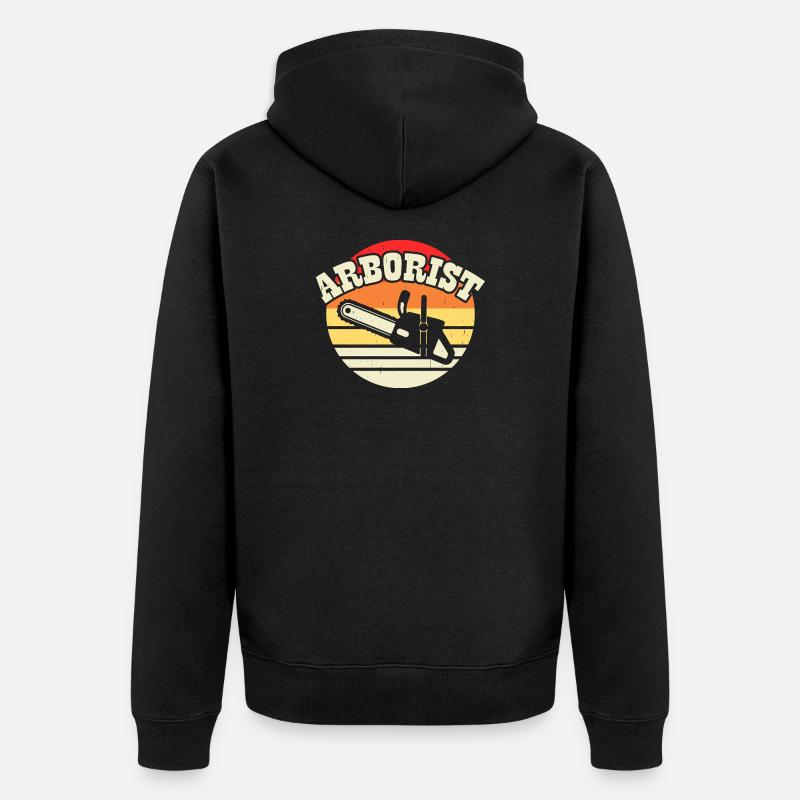 Ébéniste Ébéniste Cadeau Menuisier - Veste à capuche bio Premium Unisexe - noir