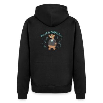 Conseiller juridique - droit - avocat - Veste à capuche bio Premium Unisexe - noir - Dos - Nico (187cm)