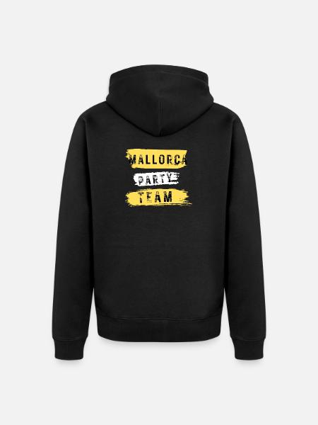 Mallorca Party Team - Unisex Premium Bio Zip Hoodie - Schwarz
