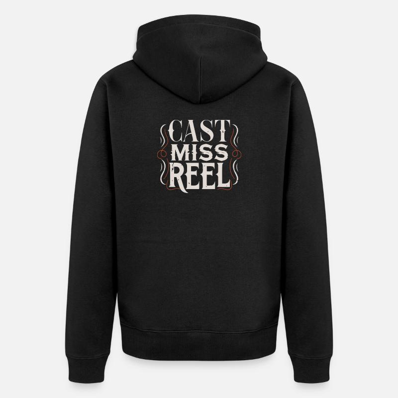 Cast Miss Reel - Veste à capuche bio Premium Unisexe - noir