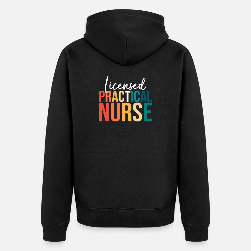 Krankenpfleger Krankenpflegerin Krankenschwester - Unisex Premium Bio Zip Hoodie - Schwarz
