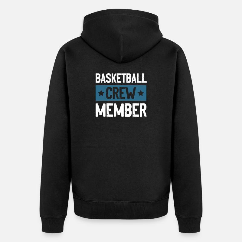 Équipe de basket-ball - Veste à capuche bio Premium Unisexe - noir