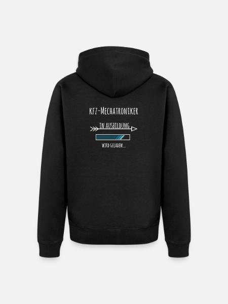 Kfz Mechatroniker Ausbildung Beruf Geschenk - Unisex Premium Bio Zip Hoodie - Schwarz