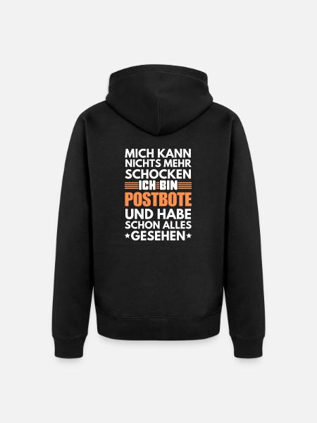 Facteur non choquable - Veste à capuche bio Premium Unisexe - noir