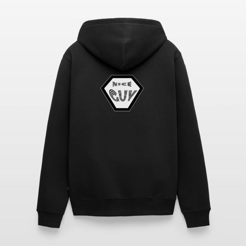 NICE GUY netter Junge netter Typ Unisex Premium Bio Zip Hoodie