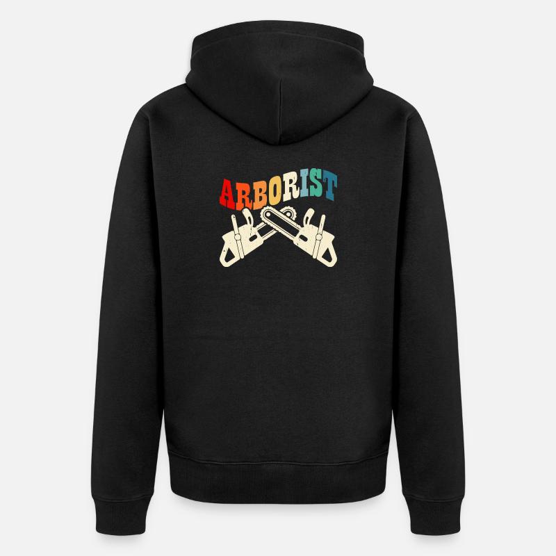 Ébéniste Ébéniste Cadeau Menuisier - Veste à capuche bio Premium Unisexe - noir