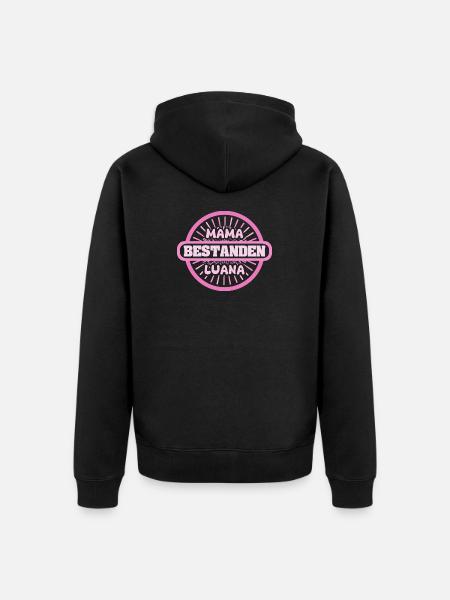 Luana comme prénom - Veste à capuche bio Premium Unisexe - noir